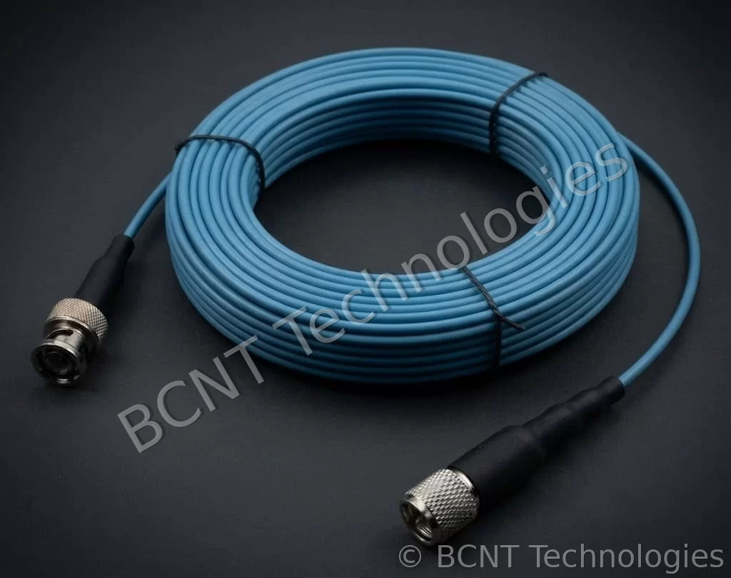 Low-Noise Sensor cable - M5 Microdot to BNC - View 2 (SKU: BCNT-JS-FT-004)